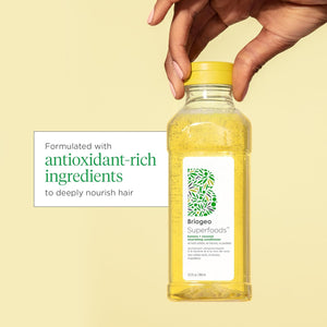 Briogeo Superfoods Banana + Coconut Nourishing Shampoo, Replenish Dull, Dry Hair and Supports Healthy Hair and Scalp, Moisturizing for All Hair Textures, Vegan, Cruelty-Free