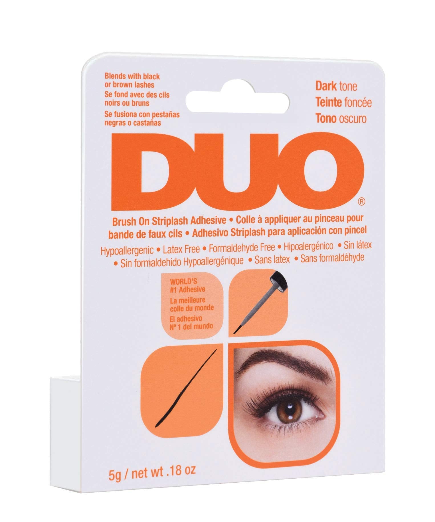 Buy now Duo Brush-On Striplash Adhesive Dark Tone 0.18 Ounce (5.3ml) (3 Pack) at indiglob india