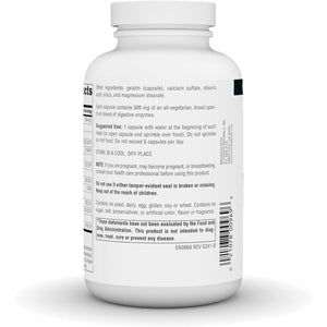 Source Naturals Essential Enzymes 500mg Bio-Aligned Multiple Enzyme Supplement Herbal Defense for Digestion, Gas, Constipation & Bloating Relief - Supports Immune System - 240 Capsules