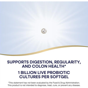 Nature's Way Complete Probiotic Pearls, Supports Digestive Balance*, 1 Billion Live Cultures, Supplement for Men and Women, No Refrigeration Required, 90 softgels