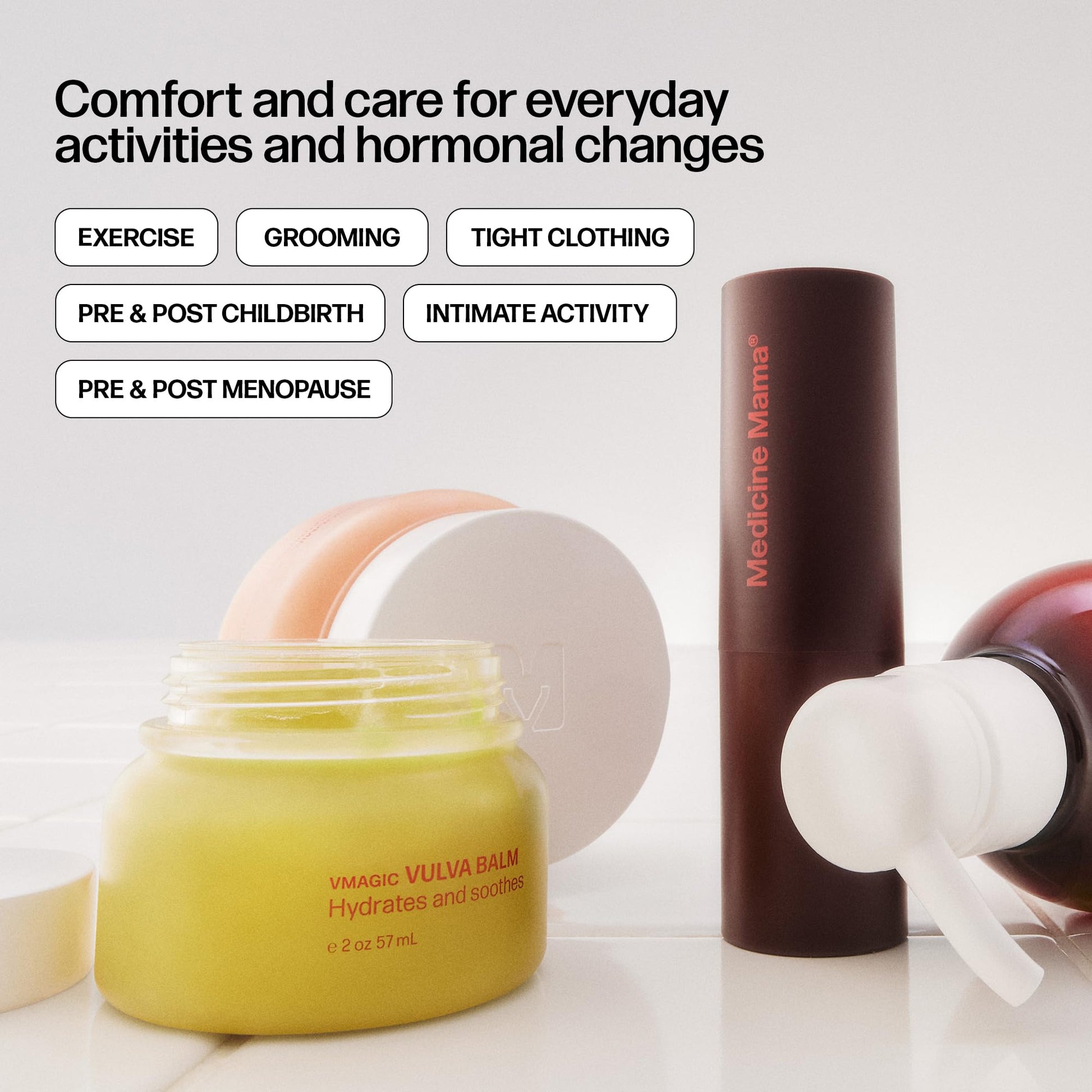 Buy now VMAGIC by Medicine Mama Organic Vulva Balm – Intimate Skin Care, Menopause Support – Relieves Feminine Dryness, Itching & Irritation – Hormone Free, Vaginal Moisturizer for Women – 2 oz at indiglob india