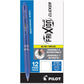 Pilot, FriXion Clicker Erasable Gel Pens, Fine Point 0.7 mm, Pack of 12, Blue