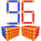 EKIND 9.5cm Foam Darts Compatible for Nerf Elite Mega Series 36-Dart Refill Pack (Red)