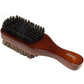 Diane Premium 100% Boar Bristle 7 Row Wave Brush for Men and Barbers, Medium-Firm Bristles for Thick Coarse Hair, Detangling, Smoothing