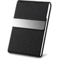Business Card Holder, Metal Slim Business Card Case, Pocket Card Holder for Women or Men, PU Leather Business Card Holder Case RFID Blocking Name Card Holder with Magnetic Closure, Black Carbon