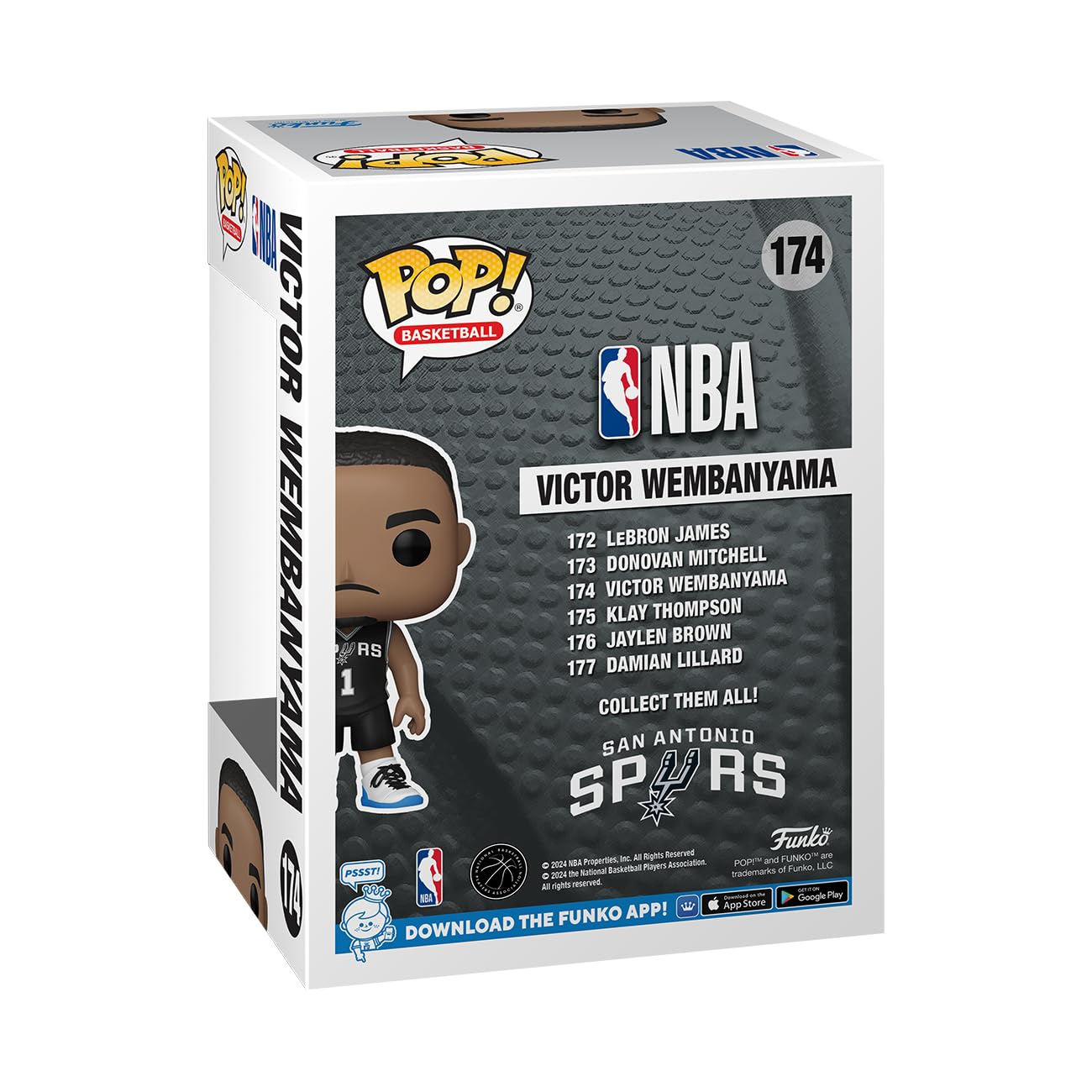Buy now Funko POP! NBA: Spurs - Victor Wembanyama - Collectable Vinyl Figure - Gift Idea - Official Merchandise - for Kids & Adults - Sports Fans - Model Figure for Collectors and Display at indiglob india