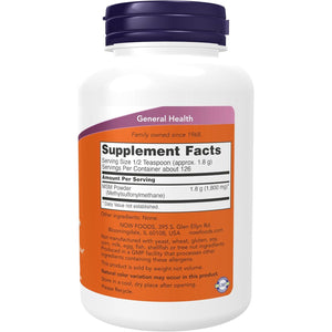 NOW Foods Supplements, MSM (Methylsulfonylmethane) Powder, Supports Healthy Cartilage*, Joint Health*, 8-Ounce