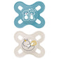 MAM Original Start Matte Baby Pacifiers, Binky for 0-3 Months, BPA-Free Silicone Nipple, Easy to Clean, Best for Newborn Babies, Developed with Medical Experts, 2 Count Binkies with Sterilizer Case