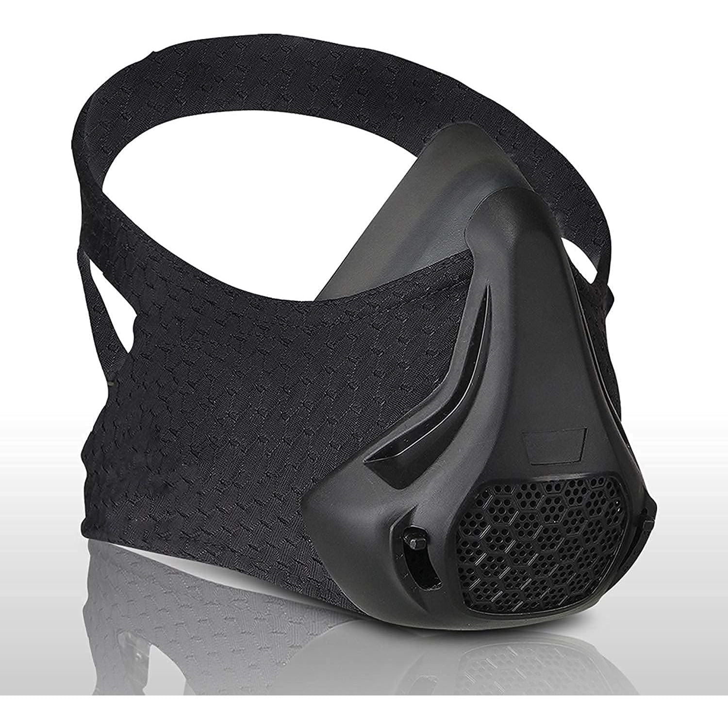 Buy now High Altitude Mask, Training Workout Mask Men to Improve Lung Capacity, 24 Level Breathing Resistance Fitness Mask to Upgrade Endurance, for All Sport: Running, Cardio, Cycling, Gym at indiglob india