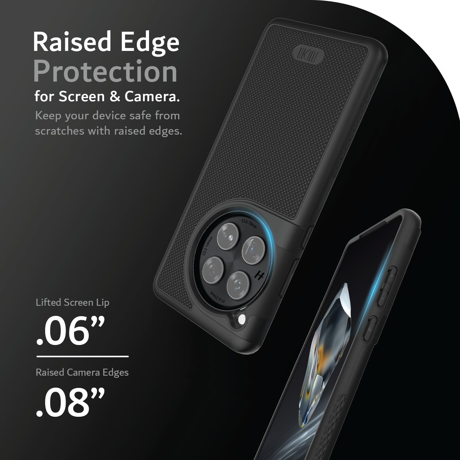 Buy now TUDIA MergeGrip Magsafe Compatible Phone Case for OnePlus 12 5G 2024 - Military Grade, Drop Tested, Dual Layer, Shockproof, Anti-Slip, Heavy Duty & Protector Cover Protective Phone Case - Matte Black at indiglob india