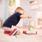 Buy now Melissa & Doug Classic ABC Wooden Block Cart Educational Toy with 30 1-Inch Solid Wood Blocks, Multicolor at indiglob india
