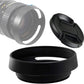 Fotasy Metal Curved Lens Hood - 52mm Vented Hood for Fuji, Leica, Olympus, Panasonic, Sony Lenses