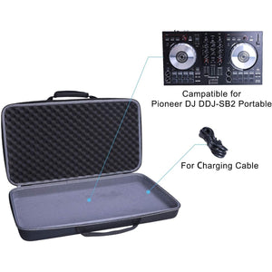 Buy now XANAD Case for Pioneer DJ DDJ FLX4 / DDJ-400 / DDJ-SB3 / DDJ-SB2 Portable 2-channel Controller or DDJ-RB Performance DJ Controller - Hard EVA Storge Bag(Black) at indiglob india