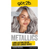 Got2b Metallics Permanent Hair Color, M72 Dusty Silver - Metallic Silver
