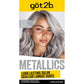 Got2b Metallics Permanent Hair Color, M71 Metallics Silver