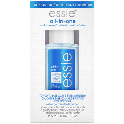 Buy now essie All-In-One Base Coat + Top Coat + Strengthener Nail Polish, 0.46 Ounces (Packaging May Vary) at indiglob india