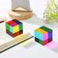 CMY Cubes Original (50mm) - Cyan, Magenta & Yellow Cube - Optical Color Cube - Teaches Subtractive Color Mixing for Ages 15+, Educational, Scientific, Physics & Kinetic Art Desk Object, STEAM