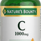 Buy now Nature's Bounty Vitamin C 1000mg, Supports Immune and Antioxidant Health, Vitamin C Supplement, 1 Per Day, 300 Vegetarian Caplets 100 Count (Pack of 1) at indiglob india