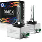 Buy now DMEX D1S HID Headlight Bulbs Xenon 35W Replacement 66144 66140 85140 85415 - Pack of 2, 6000K Cool White (Not fit Halogen Headlamp) at indiglob india