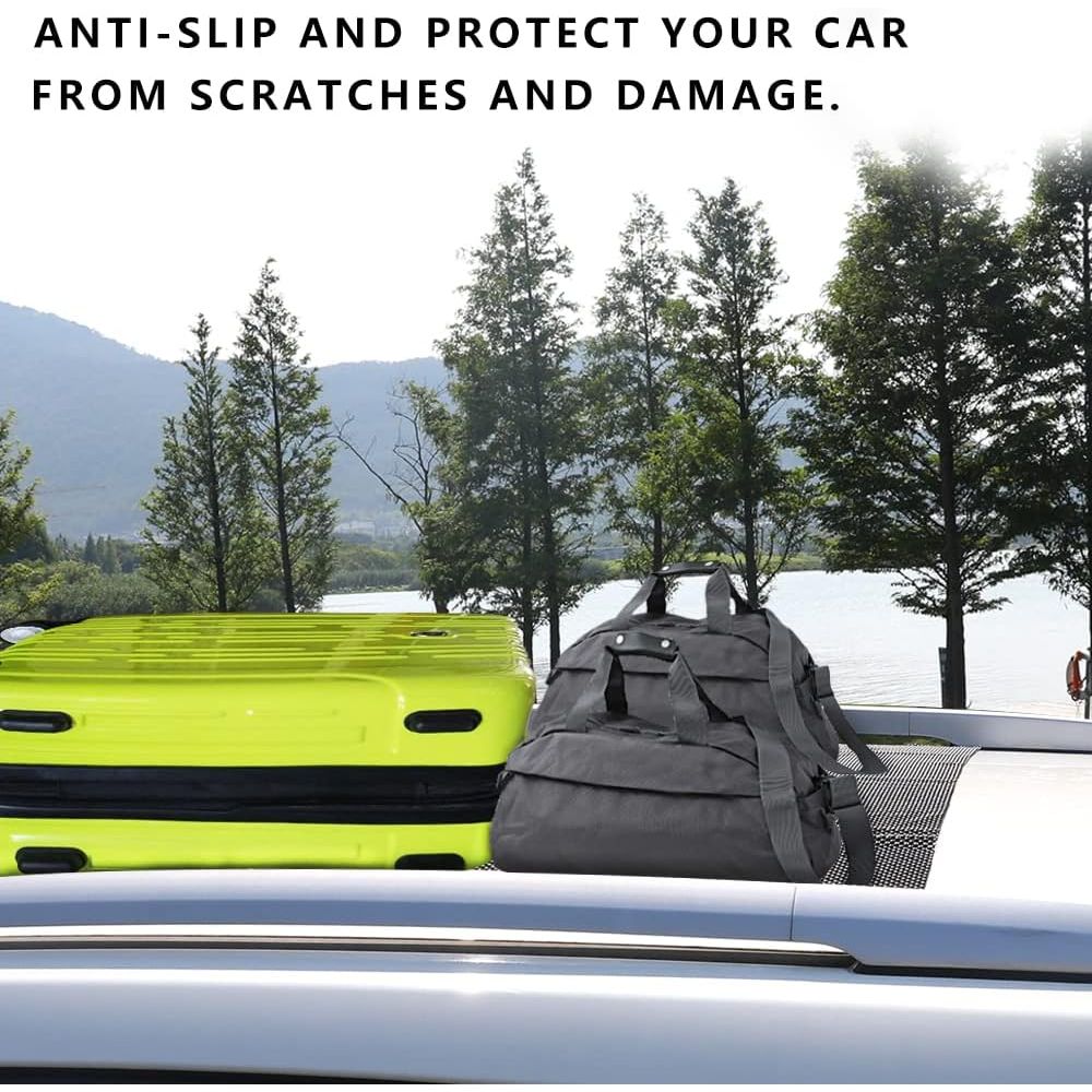 Buy now Egofine Roof Cargo Bag Protective Mat for Car Roof Carrier Bags, Universal Roof Rack Pad at indiglob india