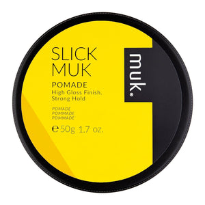 Muk Haircare Slick Muk High Gloss Pomade, Strong Hold Hair Pomade for Men - 1.76oz