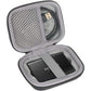 co2CREA Hard Case Compatible with Samsung T7 Shield T9 Portable SSD Solid State Drive (Black Case)