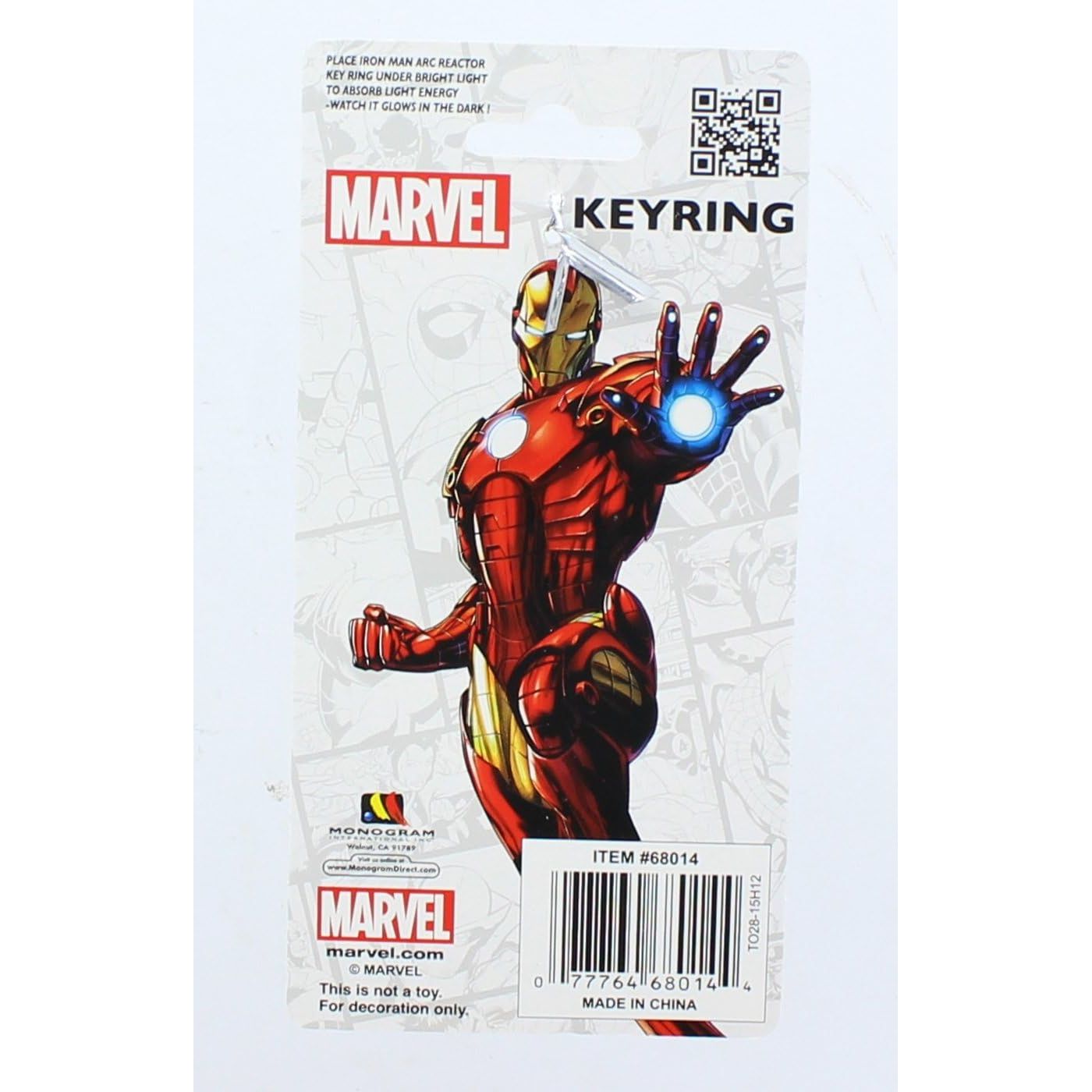 Buy now Marvel Iron Man 3 Arc Reactor Pewter Key Ring at indiglob india