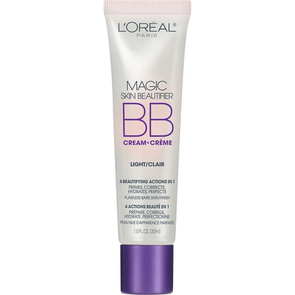 L'Oréal Paris Makeup Magic Skin Beautifier BB Cream Tinted Moisturizer, Medium, 1 fl oz, 1 Count