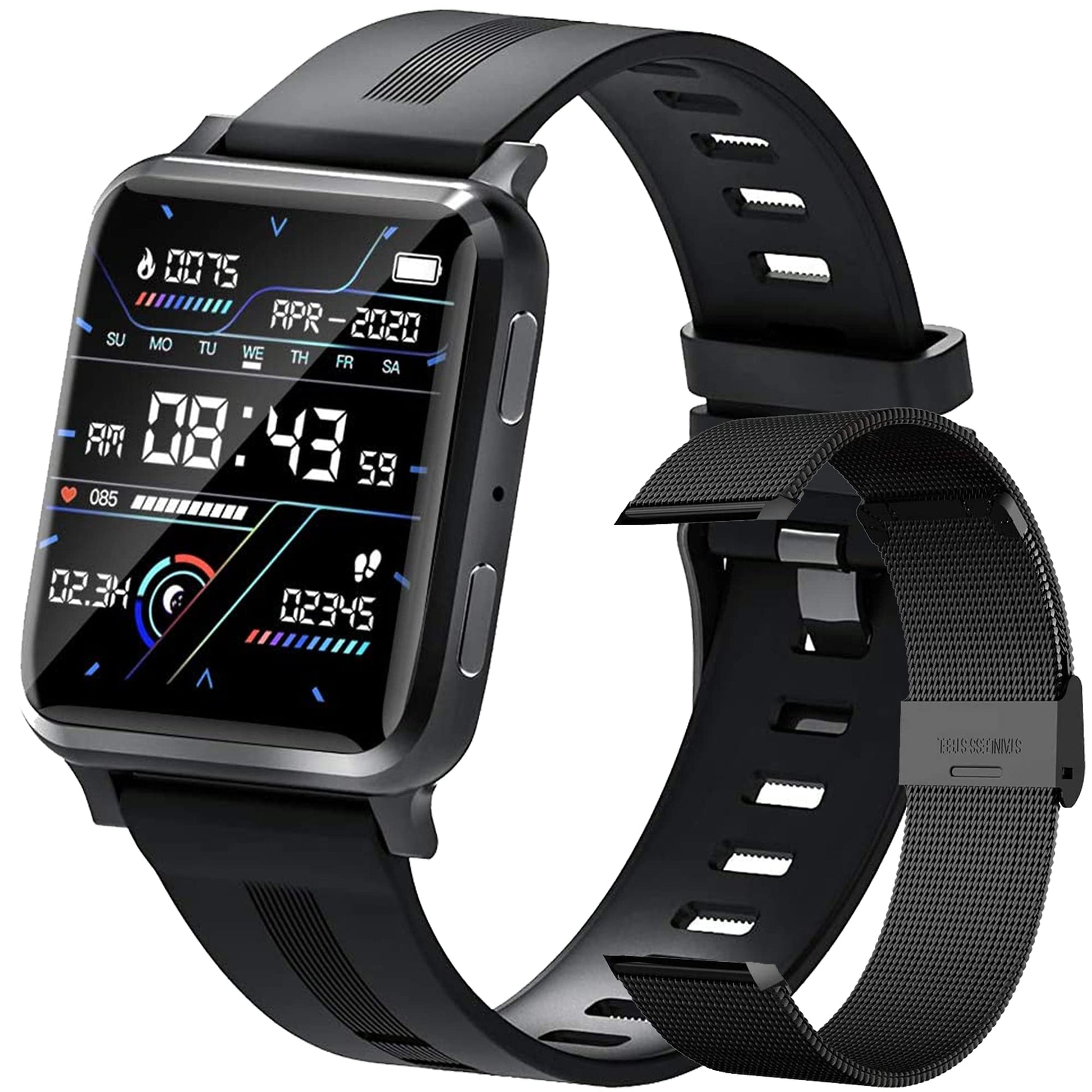 Buy now Smart Watch, Fitness Tracker with Heart Rate Monitor, Activity Tracker with 1.54 Inch Touch Screen, IP67 Waterproof Pedometer Smartwatch with Sleep Monitor, Step Counter for Women and Men at indiglob india