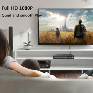 DVD Player,Foramor HDMI DVD Player for TV Support 1080P Full HD with HDMI Cable Remote Control USB Input Region Free Home DVD Players