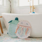 Buy now Copper Pearl Oceana Bath Toy Organizer with Suction Cups Extra-Large Mesh Bath Toy Holder for Bathtub, Quick-Dry Bath Toy Storage Net, Convenient Bath Toy Net for Tub - Cora at indiglob india