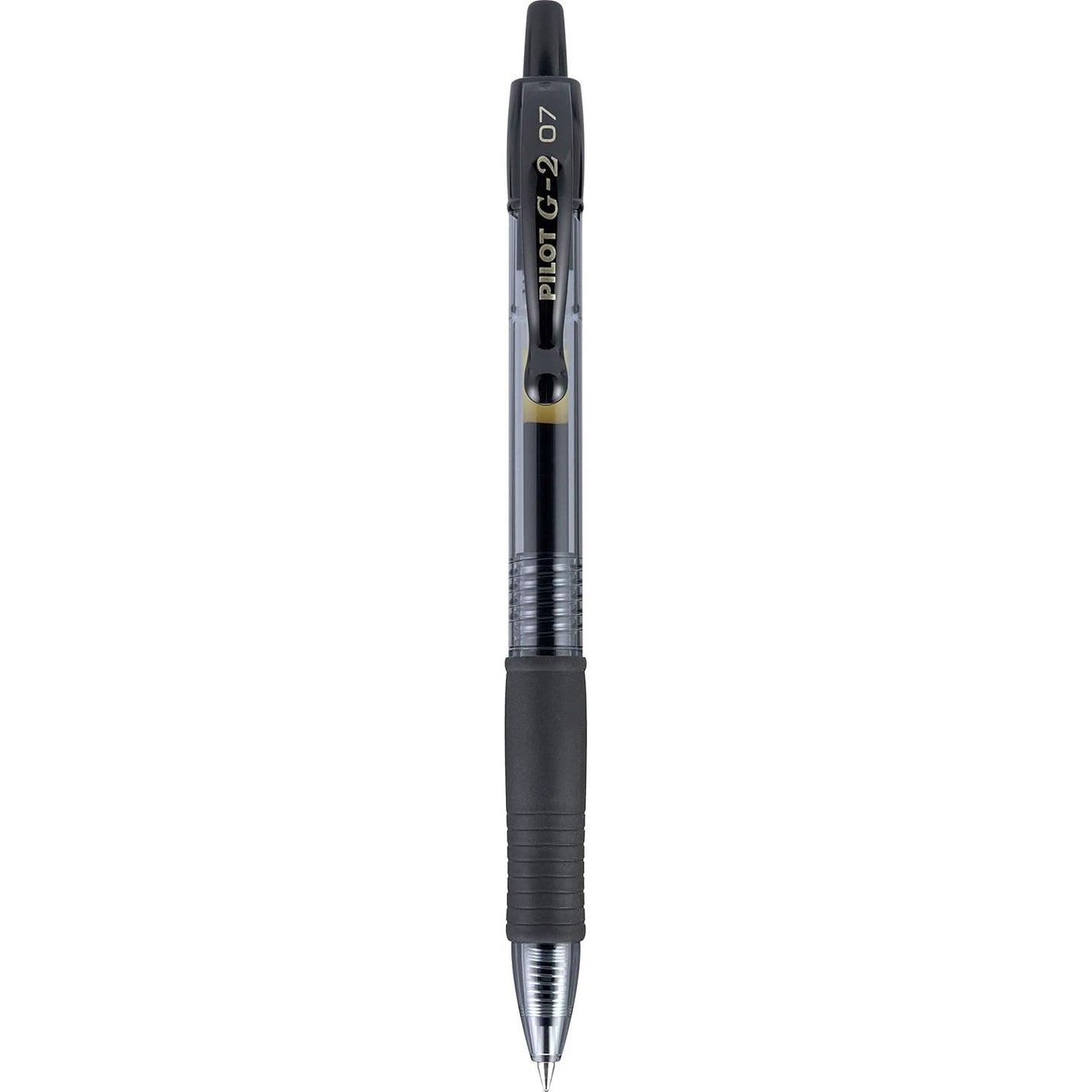 PILOT G2 Premium Refillable & Retractable Rolling Ball Gel Pens, Fine Point, Black Ink, Single Pen (31026)
