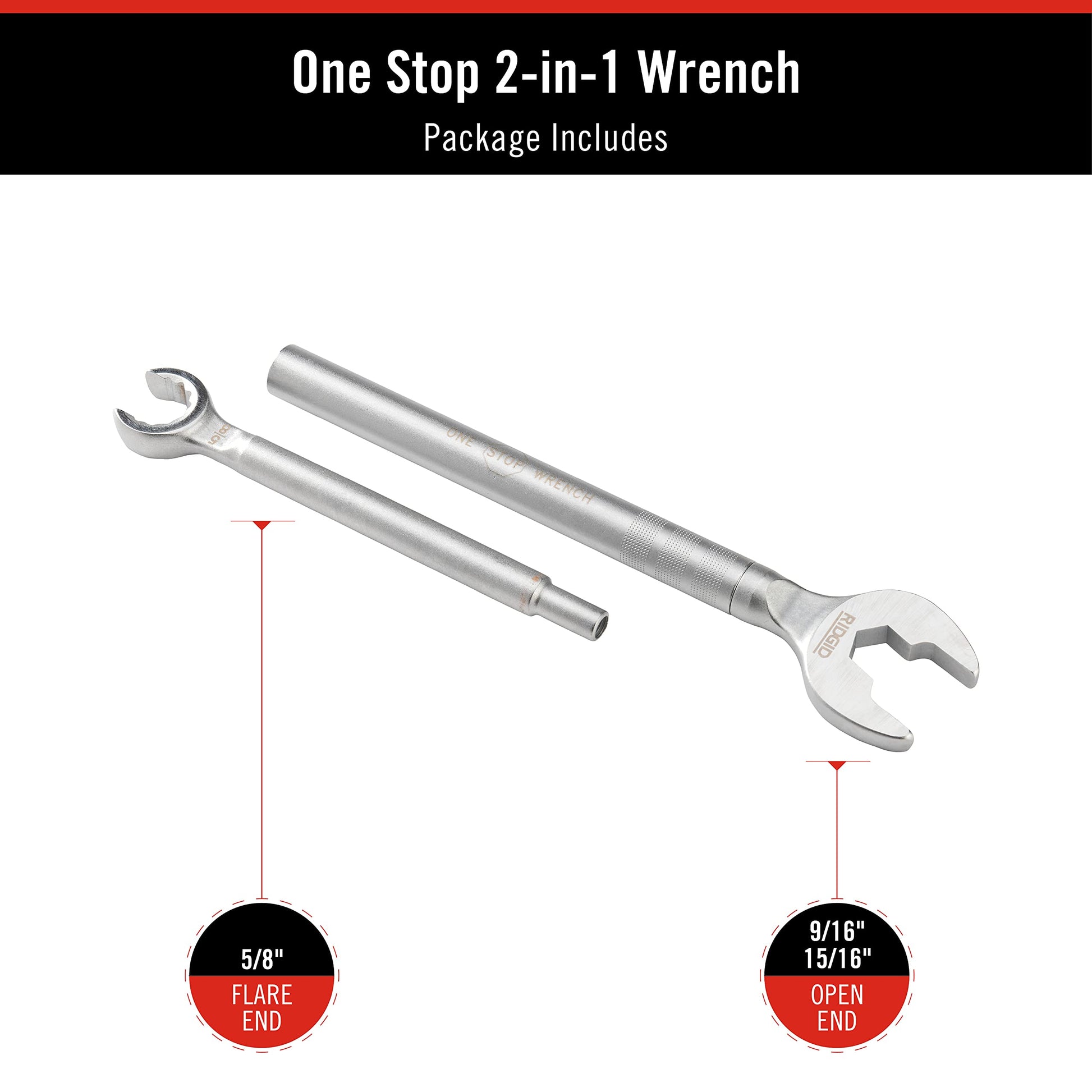 Buy now RIDGID 27023 Model 2002 One Stop 2-in-1 Wrench for Angle Stops, Straight Stops, and Compression Couplings at indiglob india