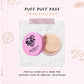 Kimchi Chic Beauty Puff Puff Pass Set and Bake Setting Powder for Makeup, Extra Fluffy Loose Face Powder Poof, Soft Natural Face Makeup for Uneven Skin Tone, 03 Translucent