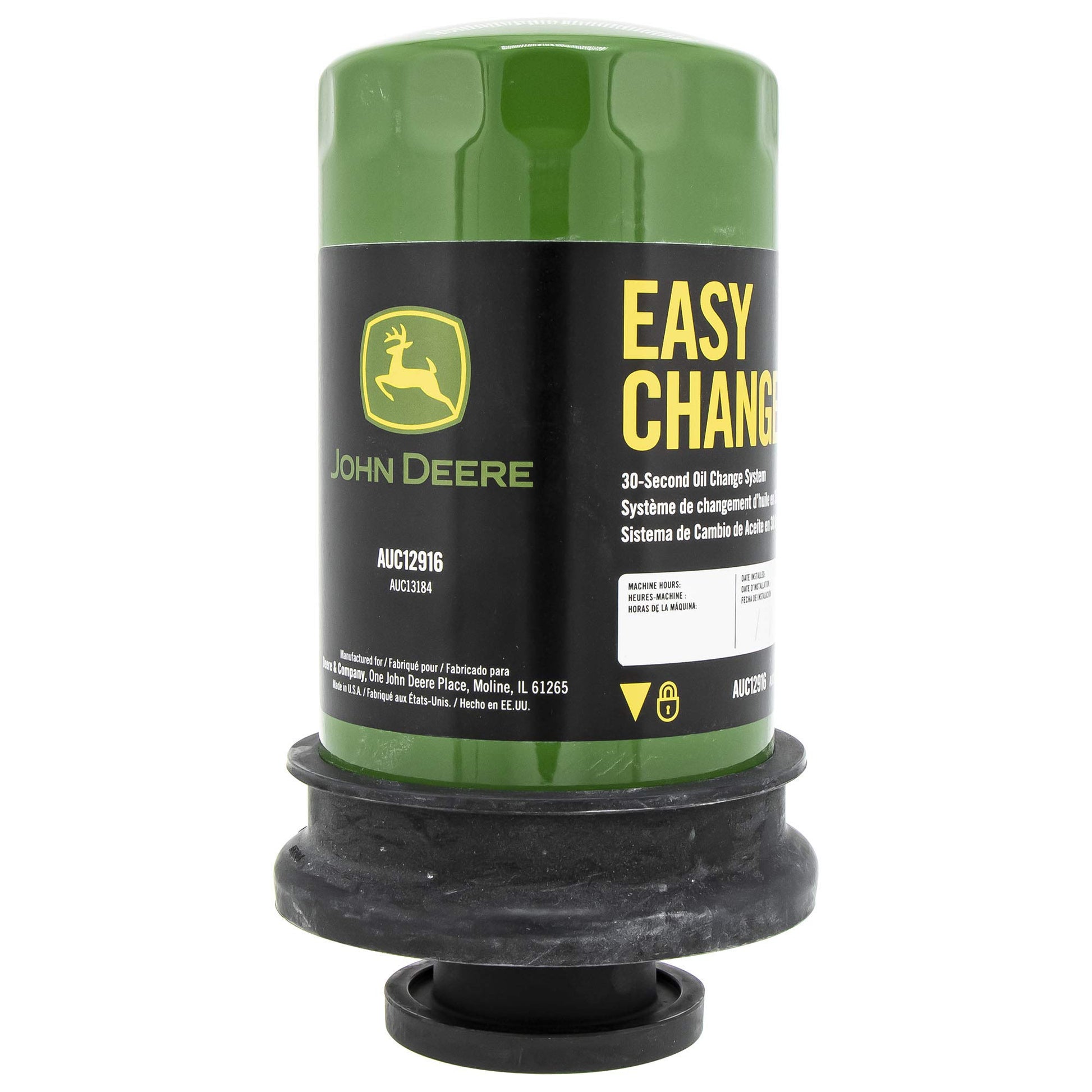 Buy now John Deere AUC12916 Oil Filter E120 E130 E150 E160 E170 E180 100 Series Tractors at indiglob india