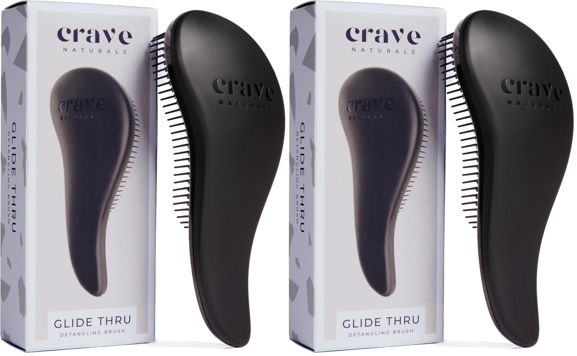 Buy now Crave Naturals Glide Thru Hair Brush - Detangler Brush for Curly, Straight, Wet or Dry Hair - Gentle Detangling Brushes for Adults, Kids, Toddlers - Hair Accessories for Women, 7.5x3" - Pink at indiglob india