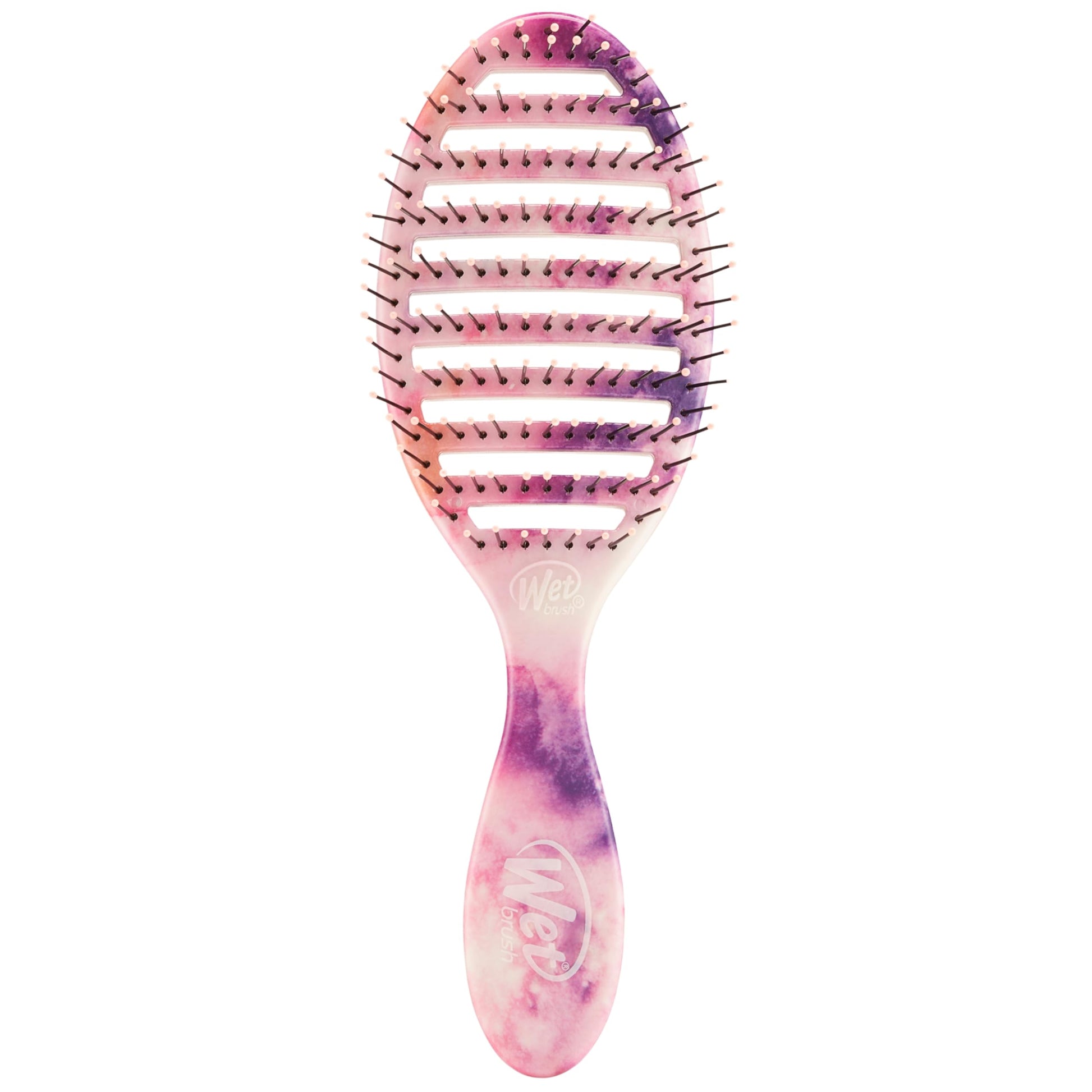 Buy now Wet Brush Speed Dry Hair Brush - Stripes (Color Wash) - Vented Design and Ultra Soft HeatFlex Bristles Are Blow Dry Safe With Ergonomic Handle Manages Tangle and Uncontrollable Hair - Pain-Free Color Wash Watermark at indiglob india