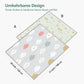 UANLAUO Foldable Baby Play Mat, Extra Large Waterproof Activity Playmats for Babies,Toddlers, Infants, Play & Tummy Time, Foam Baby Mat for Floor with Travel Bag (Cloud(71x59x0.4inch))
