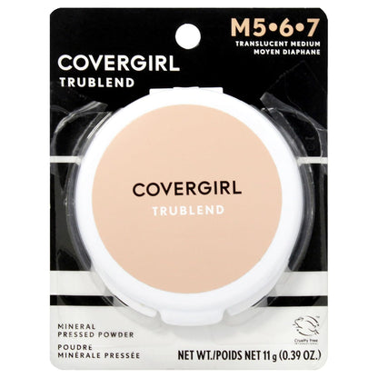 Covergirl Trublend Pressed Powder, 001 Translucent Fair, 0.39 Ounce (Pack of 1)