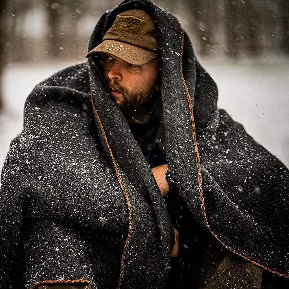 Buy now Arcturus Military Wool Blanket - Warm, Thick, Washable - Great for Outdoors, Camping, Stadium Blanket, Picnics, Travel - Car & Bushcraft Survival Kits at indiglob india