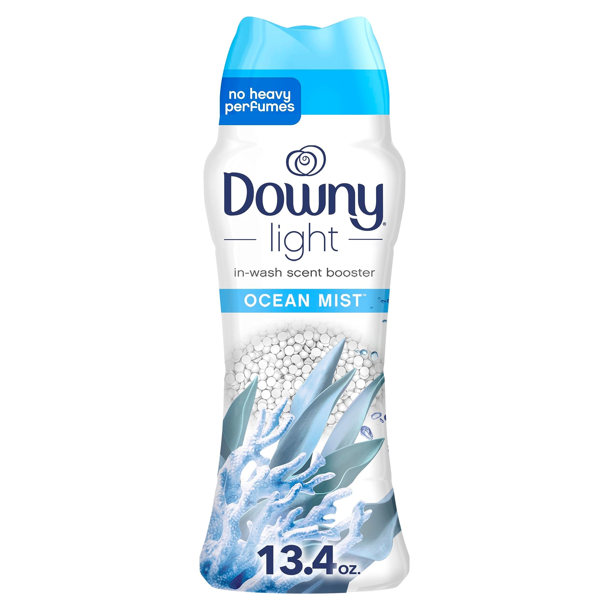 Buy now Downy Light Laundry Scent Booster Beads, Ocean Mist Scent, 24 OZ, In-Wash Fabric Beads Designed To Be Gentle With A Light Boost Of Scent, No Heavy Perfumes at indiglob india