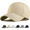 Oversize Baseball Cap XXL Big Head Hats for Men Large Head Hats Dad Hat Adjustable 23.6"-26.8" - Khaki