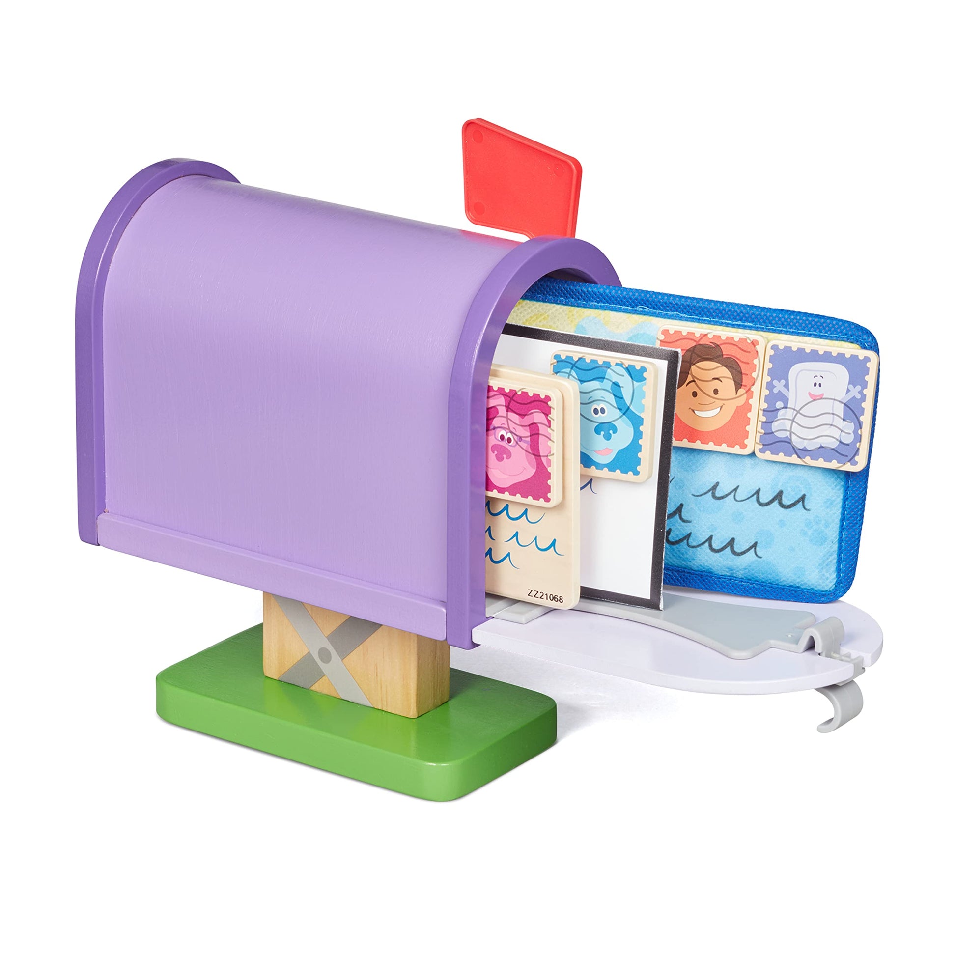 Buy now Melissa & Doug Blue's Clues & You! Wooden Mailbox Play Set (27 Pieces) at indiglob india