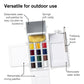 Buy now Winsor & Newton Cotman Watercolor Paint Set, Field Pocket Set, 12 Half Pan w/ Brush, Sponge, Bottle at indiglob india