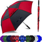 Golf Umbrella Large 62/68/72 Inch, Extra Large Oversize Double Canopy Vented Windproof Waterproof Umbrella, Automatic Open Golf Umbrella for Men and Women and Family.