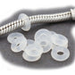 Buy now Yeshan Antique Silver Clip Lock Bead Charms with Rubber Stopper O-Rings at indiglob india