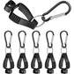 6PCS Glove Clips for Work, Non Slip Glove Holder Clip for Guard Labor Worker Glasses Helmets Hanger Clamp Grabber