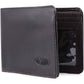 Big Skinny Men's L-Fold Passcase Leather Slim Wallet, Holds Up to 30 Cards