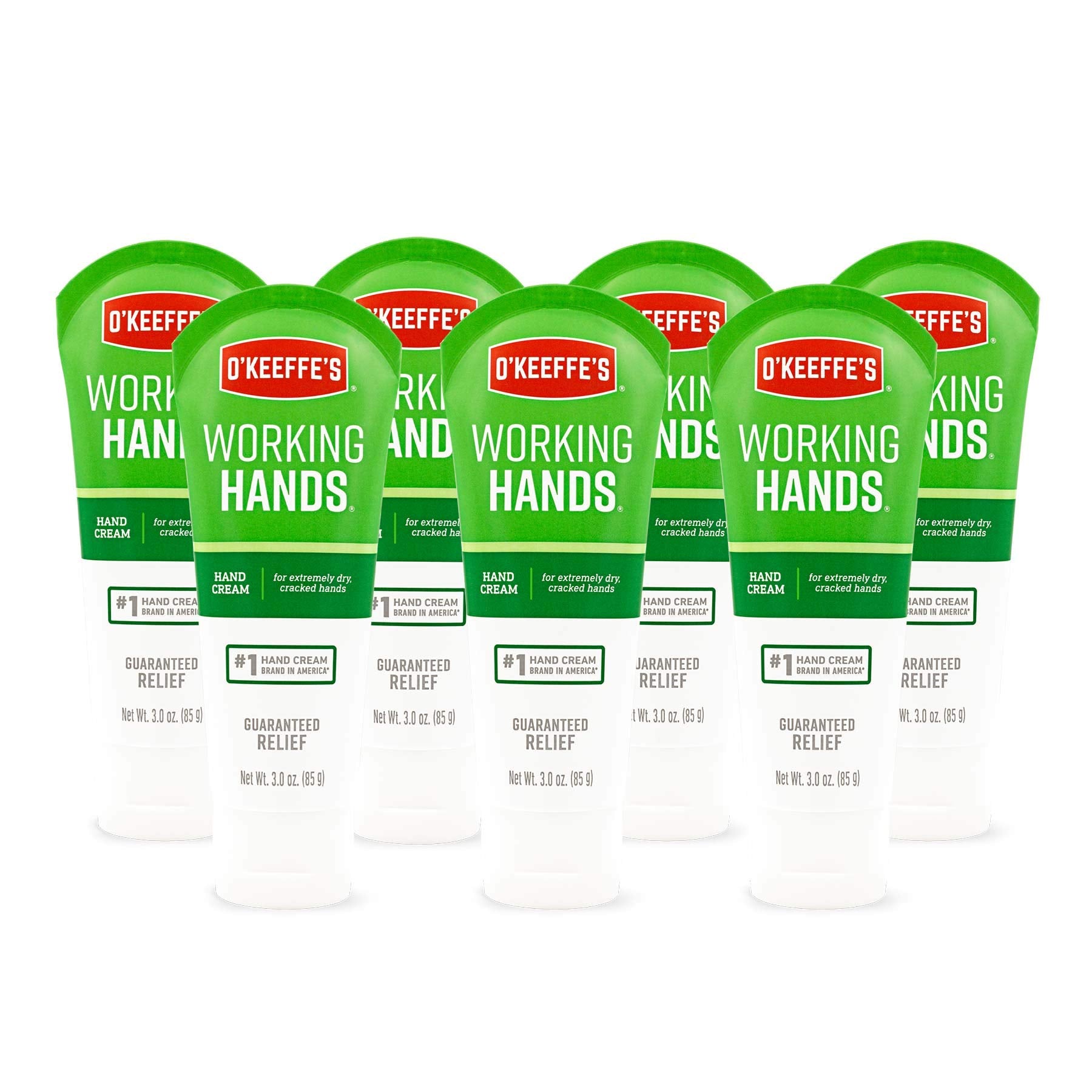 Buy now O'Keeffe's Working Hands Hand Cream for Extreme Dryness - 3 oz Tube (2 Pack) - Repairing Skincare for Cracked, Dry Hands 3 Ounce (Pack of 7) at indiglob india