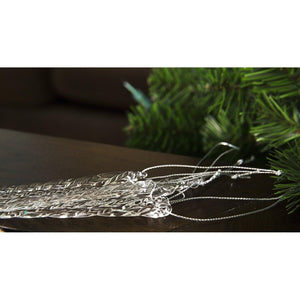 Buy now Kurt Adler 3-1/2-Inch-5-1/2-Inch Clear Glass Icicle Ornament Set of 24 Pieces (1) at indiglob india